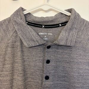 Kenneth Cole Active Men’s Size Medium Athletic Performance Polo Office Stretch